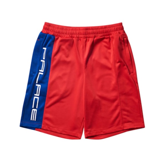 Palace Ritual Red/Blue Track Shorts - Picture 1 of 7